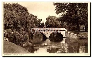 Carte Postale Ancienne Cambridge Trinity Bridge