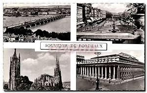 Bild des Verkufers fr Carte Postale Ancienne Souvenir De Bordeaux zum Verkauf von CPAPHIL
