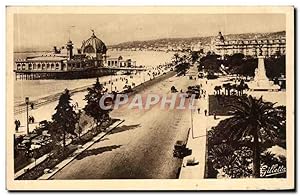 Image du vendeur pour Carte Postale Ancienne Cote d'Azur Artistique Nice Promenade Des Anglais mis en vente par CPAPHIL