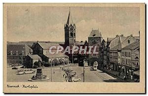 Carte Postale Ancienne Eisenach Karlsplatz