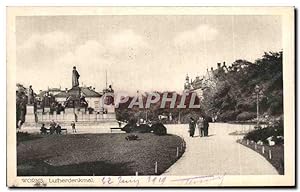 Carte Postale Ancienne Worms Lutherdenkmal