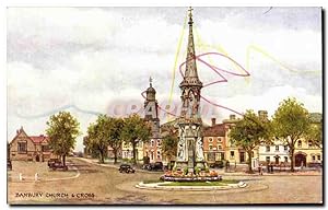Carte Postale Ancienne Banbury Church Cross
