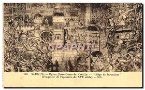 Immagine del venditore per Carte Postale Ancienne Saumur Eglise Notre Dame de Nantilly Siege de Jerusalem venduto da CPAPHIL