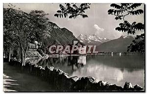 Image du vendeur pour Carte Postale Ancienne Lac Leman Chteau de Chillon et les Dents du Midi mis en vente par CPAPHIL