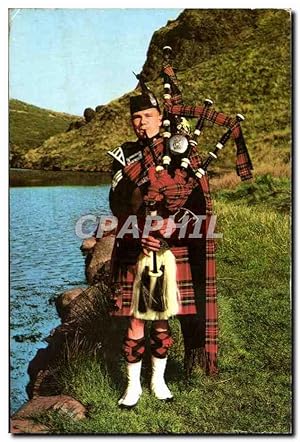 Carte Postale Ancienne Sergeant piper of the king's own scottish borderers Folklore Costume