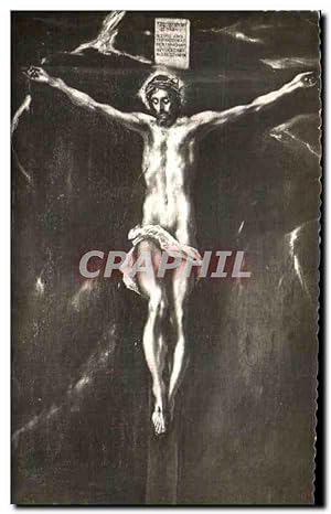 Image du vendeur pour Carte Postale Ancienne Toledo Museo del Greco Cristo en la Cruz mis en vente par CPAPHIL