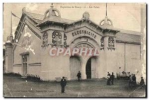 Carte Postale Ancienne Exposition de Nancy Les Palais Electricite