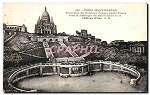 Image du vendeur pour Carte Postale Ancienne Paris Montmartre Panorma du Nouveau Square Saint Pierre vers la Basllique mis en vente par CPAPHIL