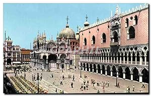 Image du vendeur pour Carte Postale Ancienne Venezia Piazzetta St Marco Place St Marc St Mark Square mis en vente par CPAPHIL