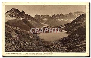 Carte Postale Ancienne Chamonix Lac Blanc Et Les Aiguilles