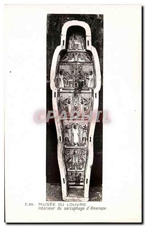 Immagine del venditore per Carte Postale Ancienne Musee Du Louvre Intrieur Du Sarcophage d'Amenope Egypte Egypt venduto da CPAPHIL