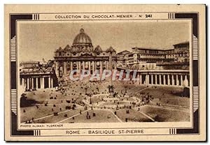 Bild des Verkufers fr Image Rome Basilique St Pierre Chocolat Meunier zum Verkauf von CPAPHIL