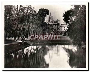 Seller image for Carte Postale Semi Moderne Cambridge St cohns college and rinter cambridge for sale by CPAPHIL