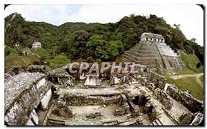 Carte Postale Ancienne Zona Arqueologica de Palenque Chiapas vista desde El Observatotio Chiapas ...