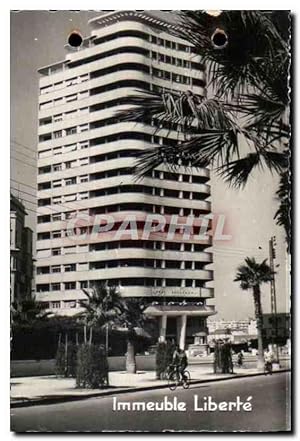 Image du vendeur pour Carte Postale Semi Moderne Casablanca Maroc Immeuble Libert mis en vente par CPAPHIL