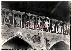 Bild des Verkufers fr Carte Postale Semi Moderne Plouha chapelle de kermaria an lsquit lintrieur fresque la danse macabre zum Verkauf von CPAPHIL