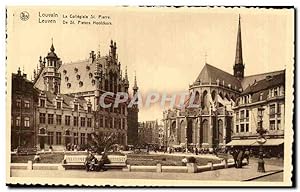 Carte Postale Ancienne Louvain La Collegiale St Pierre