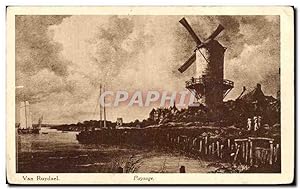 Image du vendeur pour Carte Postale Ancienne Van Ruydael Paysage Moulin windmill mis en vente par CPAPHIL