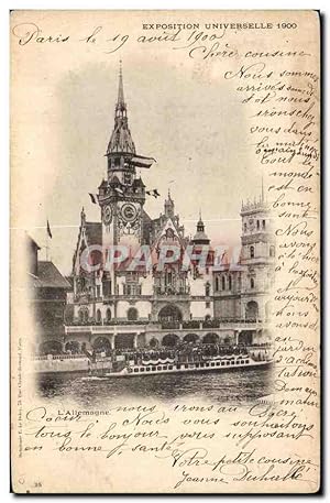 Seller image for Carte Postale Ancienne L'Allemagne Exposition universelle 1900 for sale by CPAPHIL