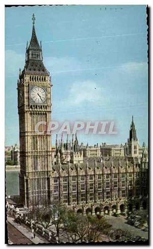 Seller image for Carte Postale Ancienne Big Ben Westminster London The Clock Tower Londres for sale by CPAPHIL