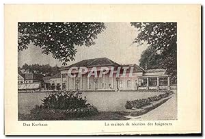 Seller image for Carte Postale Ancienne Das Kurhaus La maison de reunion des baigneurs for sale by CPAPHIL