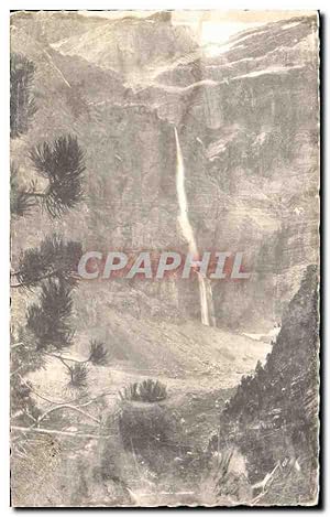 Bild des Verkufers fr Carte Postale Ancienne Gavarnie Le Cirque Grande Cascade zum Verkauf von CPAPHIL