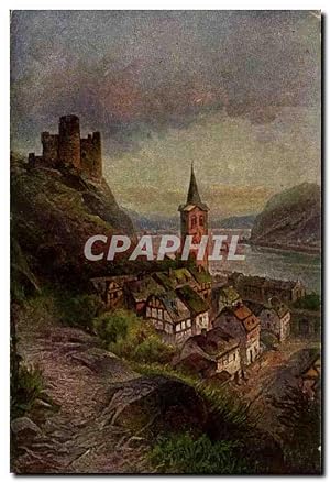 Carte Postale Ancienne Burg Maus wurde vom Blachof Bohemund von Trier zum Schutze soiner Besitzun...