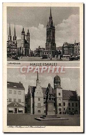 Carte Postale Ancienne Halle (Saale)