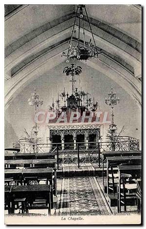 Image du vendeur pour Carte Postale Ancienne La Chapelle Hopital Ecole de la societe de Secours aux blesses militaires Paris Militaria mis en vente par CPAPHIL