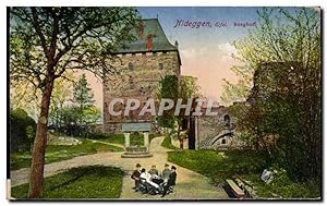 Carte Postale Ancienne Nideggen Eifel Burghof