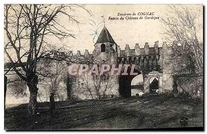 Carte Postale Ancienne Environs de Cognac Entrée du Château de Gardepee