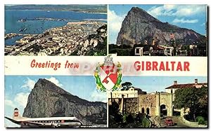 Carte Postale Ancienne Greetings from gibraltar gibraltar a british colony since is a bold mounta...