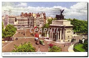Seller image for Carte Postale Ancienne London Hyde Park Corner Thw Wellington Arch for sale by CPAPHIL