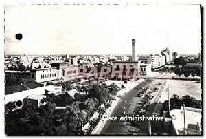 Image du vendeur pour Carte Postale Semi Moderne Casablanca Maroc Place administrative mis en vente par CPAPHIL