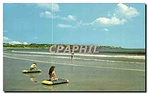 Carte Postale Ancienne Waiting for the tide to come in Your Beach Maine