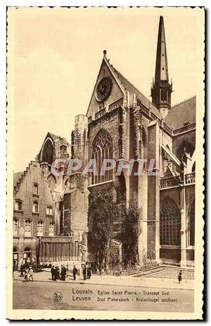 Carte Postale Ancienne Louvain Eglise Saint Pierre Transept Sud Leuven