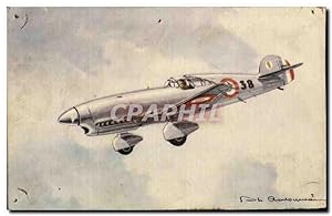 Carte Postale Ancienne Caudron Cyclone Avion