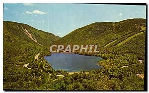 Carte Postale Ancienne Echo Lake From Artist's Bluff Francania Notch