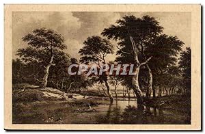 Carte Postale Ancienne Ruysadel Jacob Issac Van Ecole Hollandaise Paysage