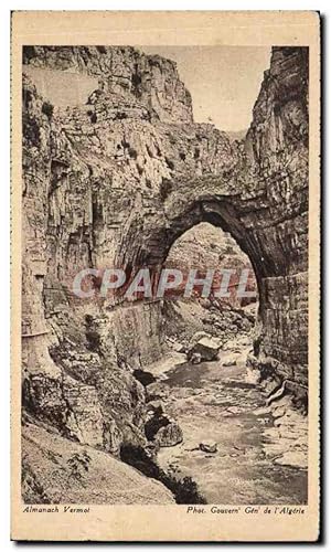 Carte Postale Ancienne Constantine La Gorges de Rhumel Algerie