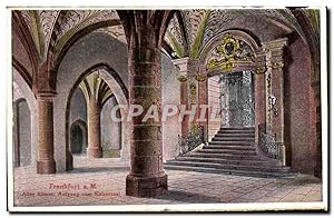 Carte Postale Ancienne Frankfurt Alter Romer Aufgang zum Kaisersaal