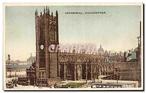 Carte Postale Ancienne Cathedral Manchester
