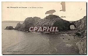 Carte Postale Ancienne Presqu'île de Crozon Le Château de Dinan