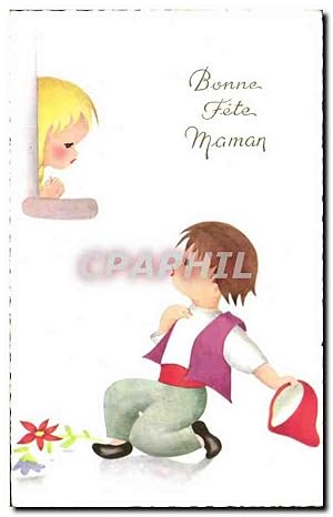 Image du vendeur pour Carte Postale Ancienne Bonne Fte Maman Enfant mis en vente par CPAPHIL