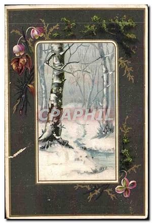 Seller image for Chromo Paysage dans la neige for sale by CPAPHIL