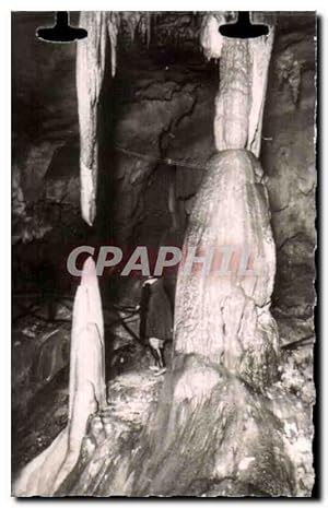 Carte Postale Semi Moderne Les Pyrenees Les Grottes de Betharram Stalactites vivantes