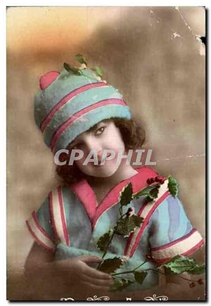 Seller image for Carte Postale Ancienne Fantaisie Enfant Bonne année for sale by CPAPHIL