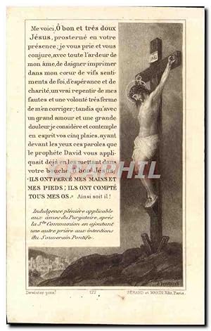 Seller image for Image pieuse Me voici O Ben et tres Doux Jesus Christ for sale by CPAPHIL