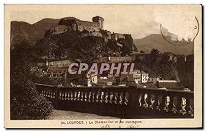 Image du vendeur pour Carte Postale Ancienne Lourdes Le chteau Fort Et Les Montagnes mis en vente par CPAPHIL