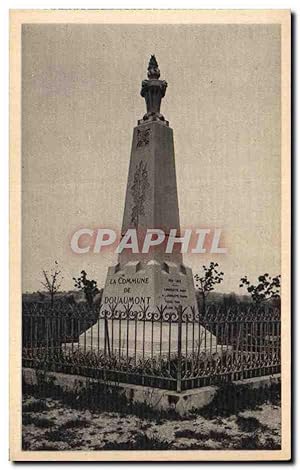 Carte Postale Ancienne La Commune De Douaumont A Ses Morts Renaux